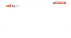 Desktop Screenshot of bcicpa.com