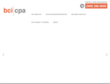 Tablet Screenshot of bcicpa.com